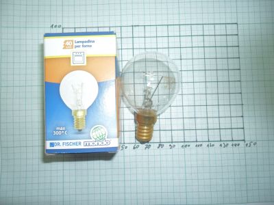Кликни за увеличение КРУШКА ЗА ФУРНА 40W 300 ГРАДУСА 1